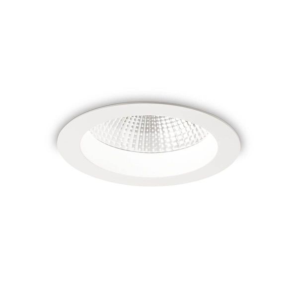 Ideal Lux BASIC LED Einbauleuchte 15W ⌀144mm Weiss warmweiss 193465
