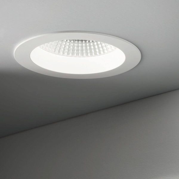Ideal Lux BASIC LED Einbauleuchte 15W ⌀144mm Weiss warmweiss 193465