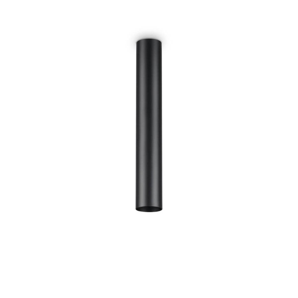 Ideal Lux LOOK GU10 Deckenleuchte ⌀60mm dimmbar Schwarz warmweiss 233192