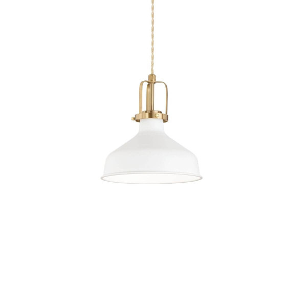 Ideal Lux ERIS Pendelleuchte E27 ⌀210mm dimmbar Weiss 238104