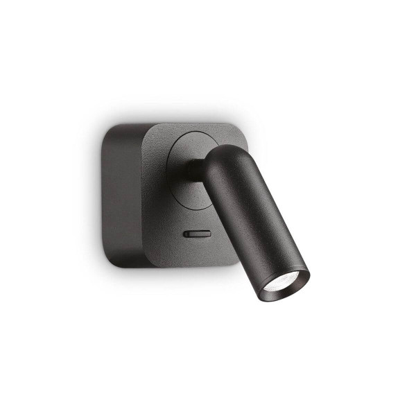 Ideal Lux BEAN LED Wandleuchte 3W Schwarz warmweiss 260655