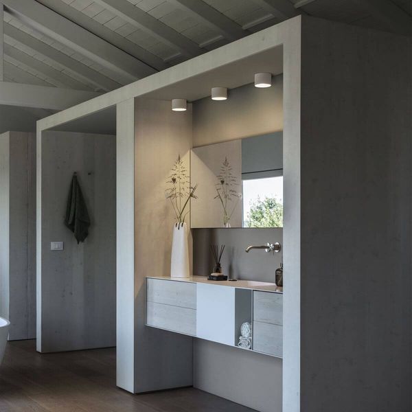 Ideal Lux SPIKE GX53 Deckenleuchte ⌀100mm dimmbar Weiss warmweiss 277417