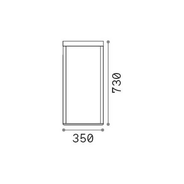 Ideal Lux IPOTESI LED Stehleuchte 16W Weiss IP44 warmweiss 282251