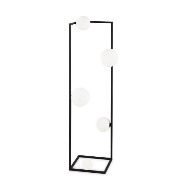Ideal Lux ANGOLO G9 Stehleuchte 5x Schwarz warmweiss 284309