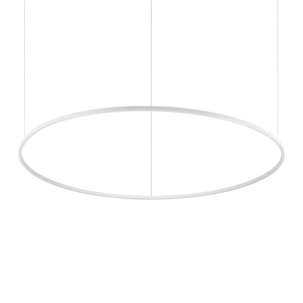 Ideal Lux ORACLE SLIM LED Pendelleuchte 76W ⌀1500mm dimmbar Weiss warmweiss 304465