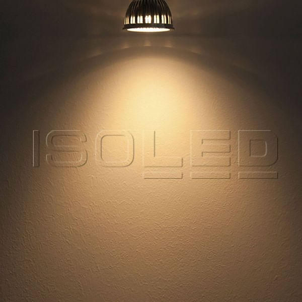 ISOLED GU10 LED Strahler 5,5W COB, 70°, warmweiß, dimmbar