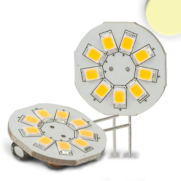ISOLED G4 LED 9SMD, 1,5W, warmweiß, Pin seitlich