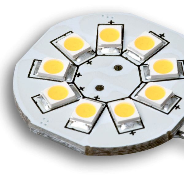 ISOLED G4 LED 9SMD, 1,5W, warmweiß, Pin seitlich