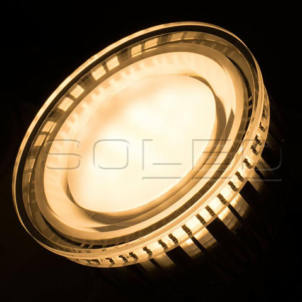 ISOLED GU10 LED Strahler 6W Glas diffuse, 120°, warmweiß