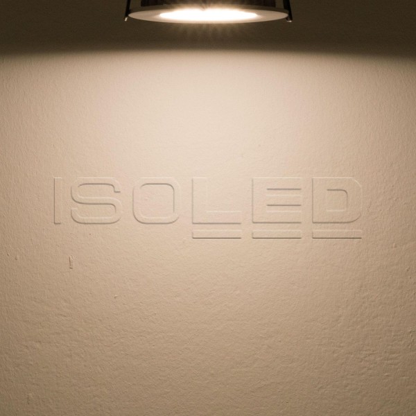 ISOLED LED Downlight LUNA 8W, indirektes Licht, weiß, warmweiß