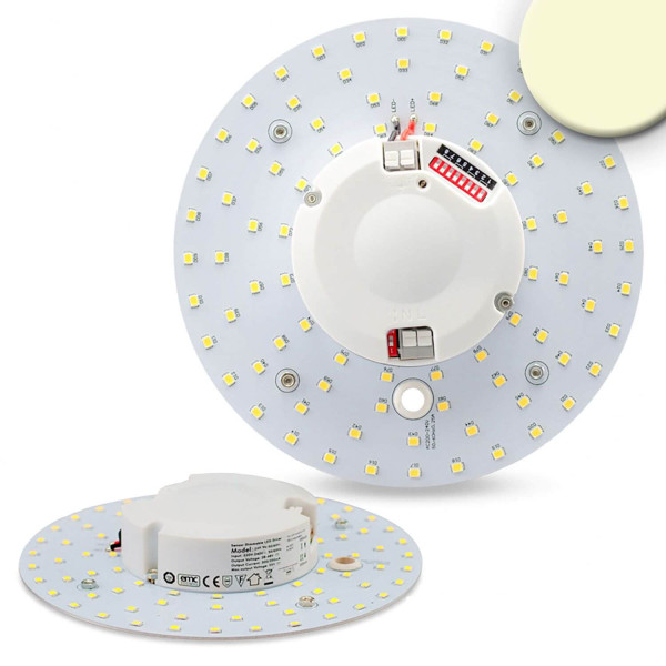 ISOLED LED Umrüstplatine 160mm, 14W, warmweiß, mit Haltemagnet und HF-Bewegungssensor