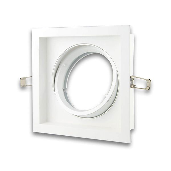 ISOLED Einbaurahmen AR111, eckig, 1 fach, schwenkbar