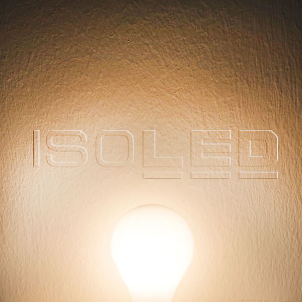 ISOLED E27 LED Birne, 8W, milky, neutralweiß, dimmbar