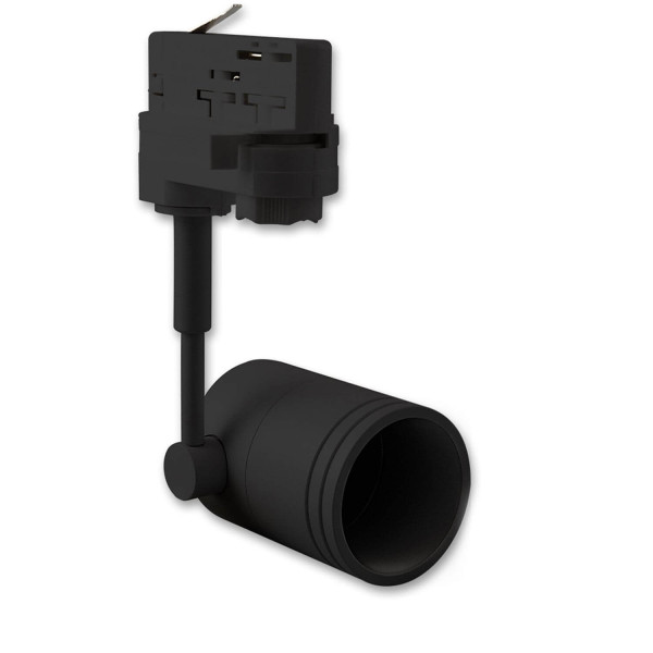 ISOLED 3-PH Schienen-Adapter für GU10-Spots, schwarz matt