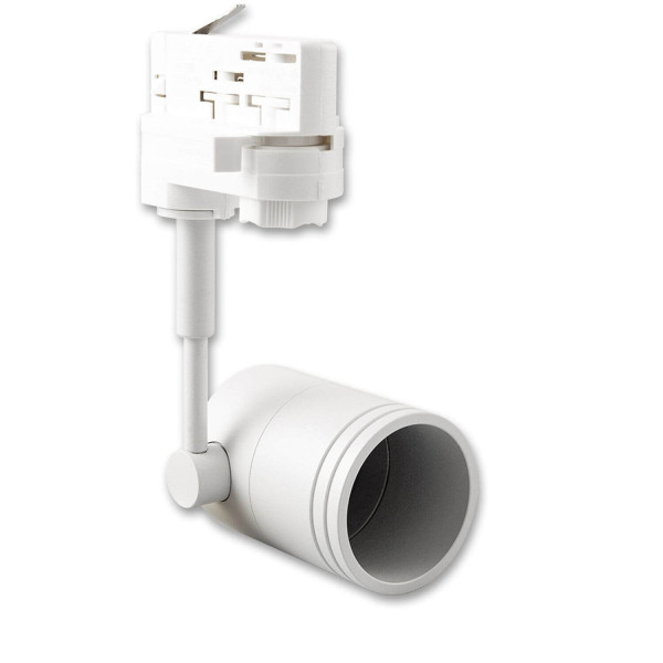 ISOLED 3-PH Schienen-Adapter für GU10-Spots, weiß