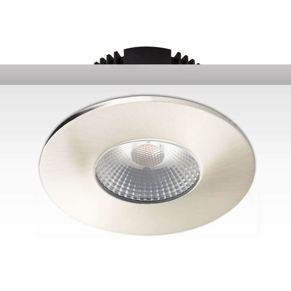 ISOLED Cover Aluminium nickel gebürstet für Einbaustrahler Sys-68
