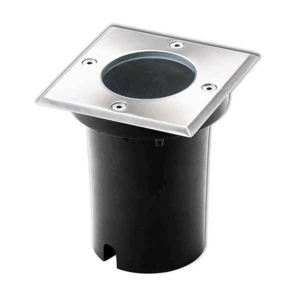 ISOLED Bodeneinbaustrahler für GU10, eckig, IP67