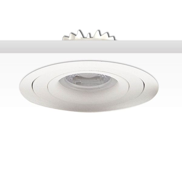ISOLED LED Einbaustrahler SUNSET mit variabler Tiefe, weiß, 9W, 45°, 2000-2800K, Dimm-to-warm