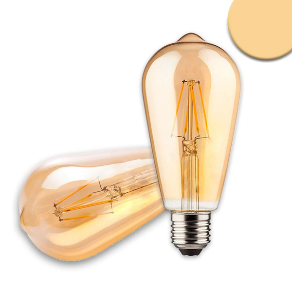 ISOLED E27 Vintage Line LED ST64 Birne 8W ultrawarmweiß, dimmbar