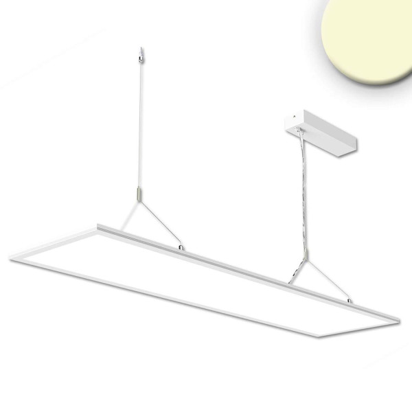 ISOLED LED Office Hängeleuchte Up+Down, 20+20W, 30x120cm, weiß, UGR<19, 3000K, dimmbar