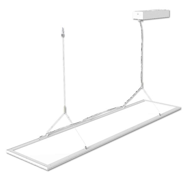 ISOLED LED Office Hängeleuchte Up+Down, 20+20W, 30x120cm, weiß, UGR<19, 4000K, dimmbar