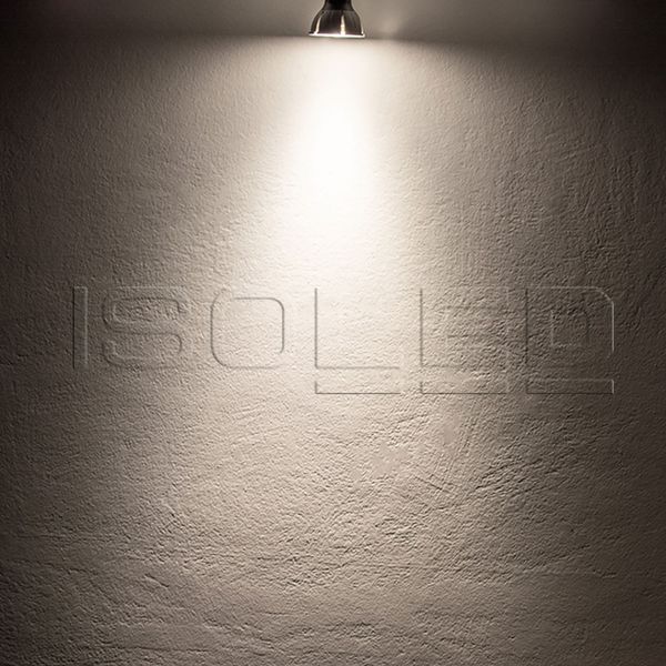ISOLED GU10 Vollspektrum LED Strahler 7W COB, 36°, 4000K, dimmbar