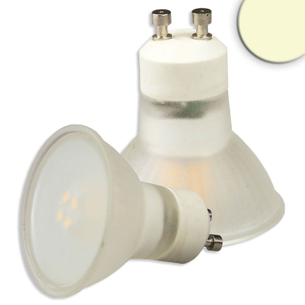 ISOLED GU10 LED Strahler 3W, 270°, opal, warmweiß