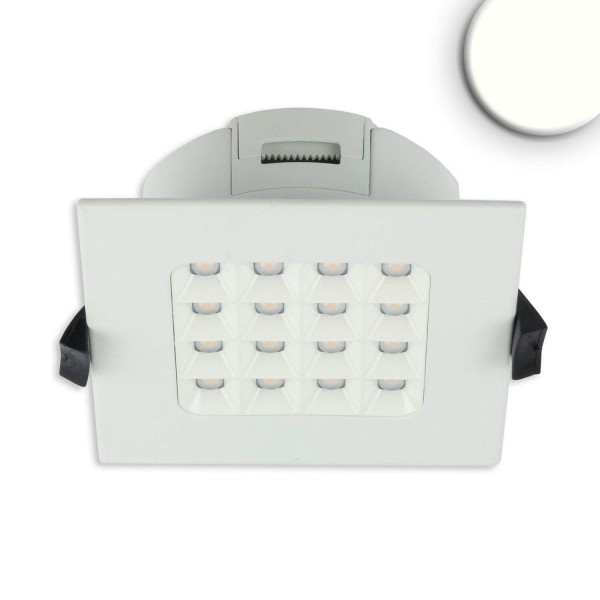 ISOLED LED Downlight Prism blendungsreduziert 10W, IP54, neutralweiß, dimmbar