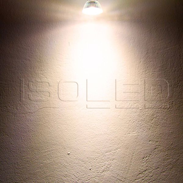 ISOLED GU10 LED Strahler 5W, 45°, prismatisch, warmweiß, CRI90