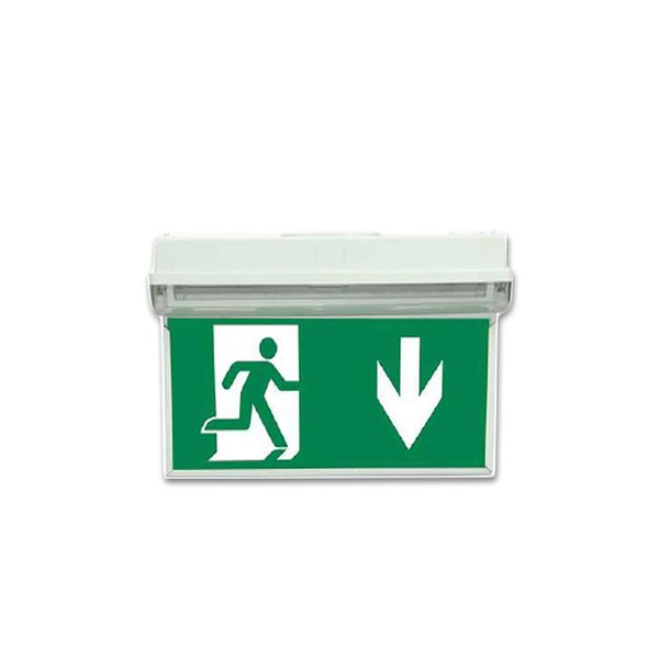 ISOLED Vertikales Schild für LED Notlicht/Fluchtwegleuchte UNI4