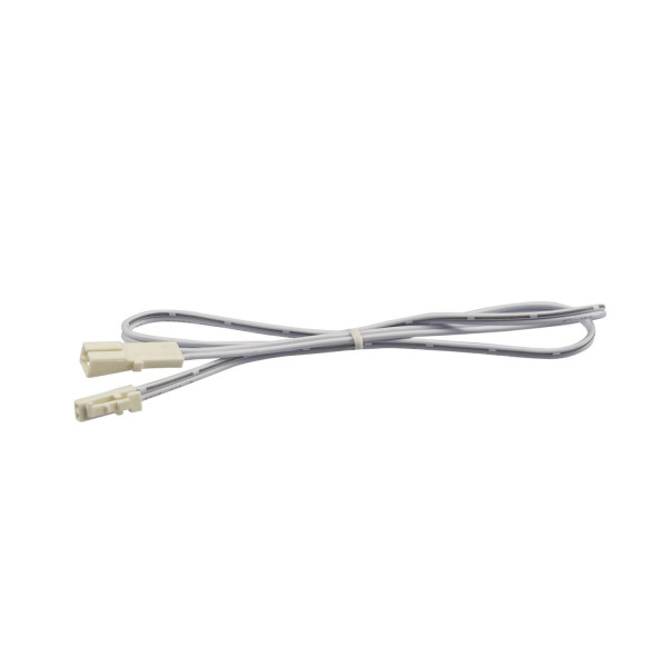 ISOLED MiniAMP Verlängerung male-female, 50cm, 2-polig, weiß, max. 3A