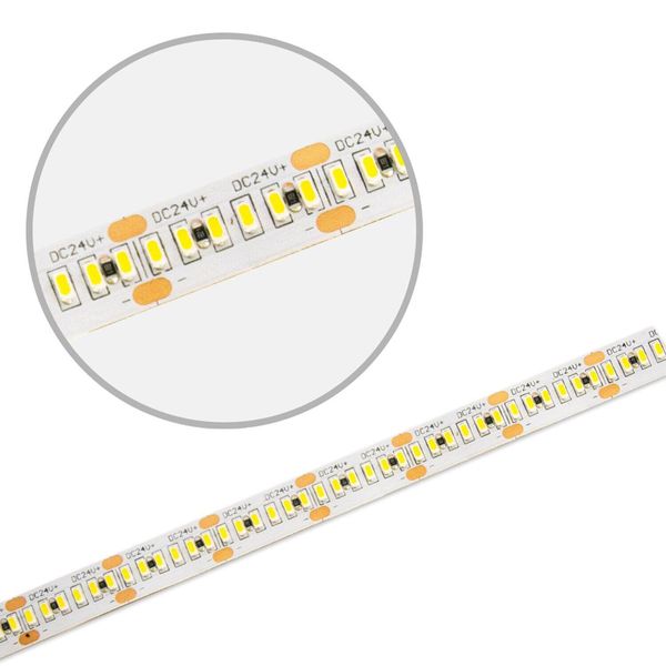 ISOLED LED CRI930 MiniAMP Flexband Streifen, 24V, 12W, IP20, 3000K, 500cm, beids. 30cm Kabel + maleAMP, 300 LED/m