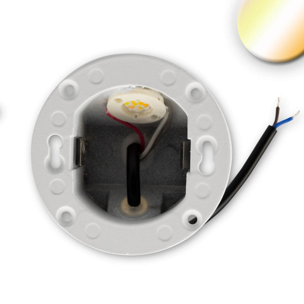 ISOLED LED Wandeinbauleuchte Sys-Wall68 230V, 3W, ColorSwitch 3000/4000/6000K, inkl.Dose/exkl.Cover