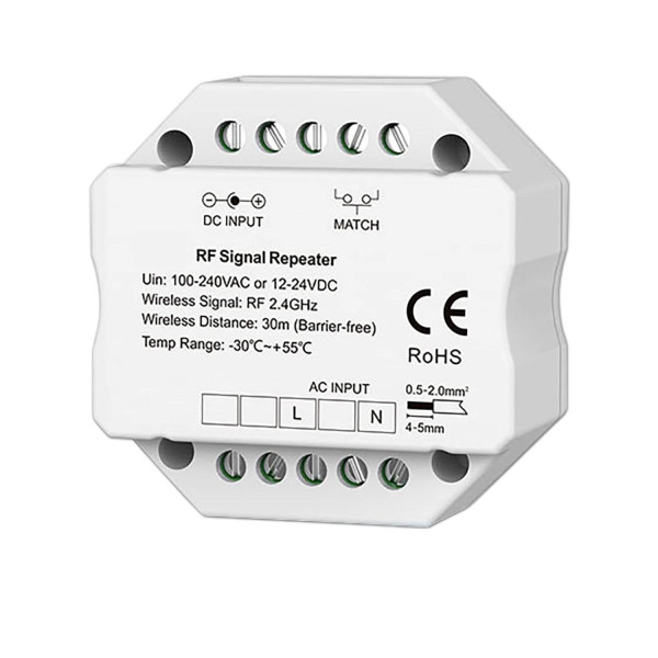 ISOLED Sys-Pro Mesh Signal Repeater, max. 30m, 12-24V DC / 100-240V AC