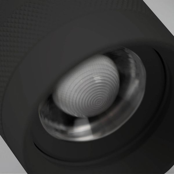 ISOLED 3-PH Schienen-Strahler fokussierbar, 24W, 20°-55°, schwarz matt, 4000K