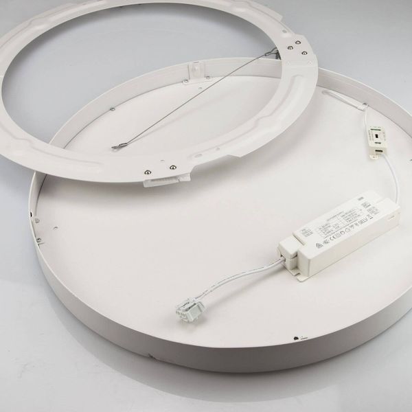 ISOLED LED Deckenleuchte PRO schwarz, 36W, rund, 500mm, ColorSwitch 2700/3000/4000K, dimmbar