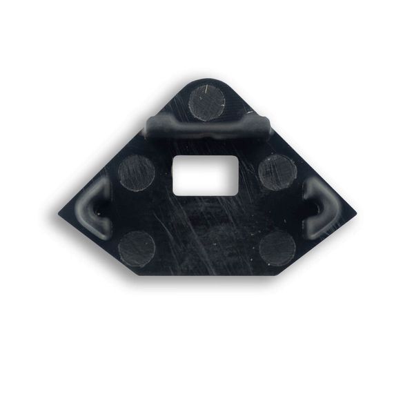 ISOLED Endkappe EC97 schwarz für Profil CORNER11n mit Kabeldurchführung, 1 STK