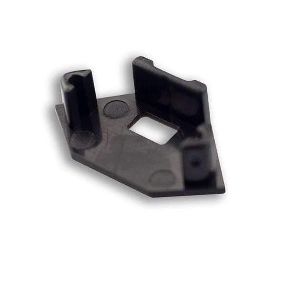ISOLED Endkappe EC97 schwarz für Profil CORNER11n mit Kabeldurchführung, 1 STK
