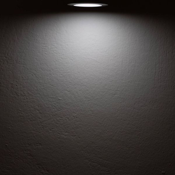ISOLED LED Möbeleinbaustrahler MiniAMP ALU gebürstet, rund, 3W, 120°, 24V DC warmweiß 3000K, dimmbar