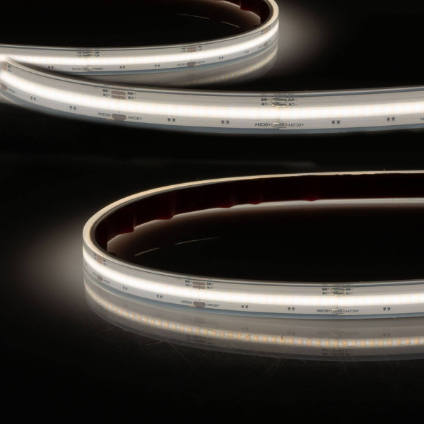 ISOLED LED AQUA COB927/965 Linear Flexband Streifen, 24V, 7W+7W, IP68, weißdynamisch, 640 LED/m