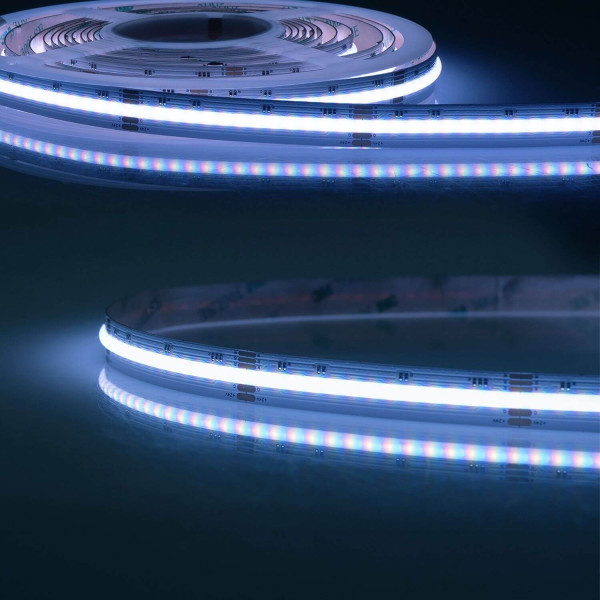 ISOLED LED AQUA COB RGB+WW Linear Flexband Streifen, 24V, 20W, IP68, 896 LED/m
