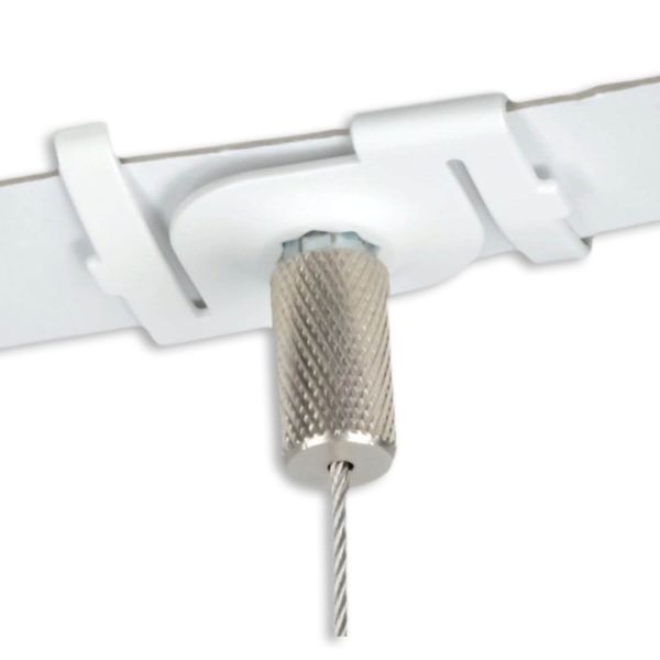 ISOLED Deckenclip Abhängung für Rasterdecken - Odenwalddecken bis 24mm mit Schraubkappe