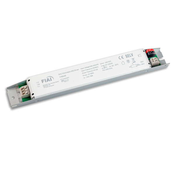 ISOLED LED PWM-Trafo 24V/DC, 0-30W, ultraslim, Push/DALI-2 dimmbar, SELV