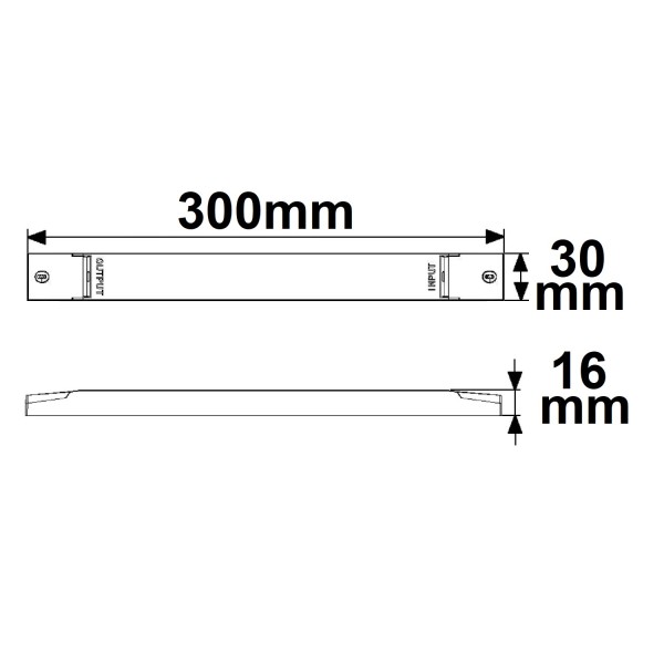 ISOLED LED PWM-Trafo 24V/DC, 0-30W, ultraslim, Push/DALI-2 dimmbar, SELV