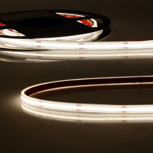 ISOLED LED HT930 COB Flexband für bis zu 90°C Umgebungstemp., 24V DC, 14,4W, IP68, 3000K, 5m Rll, 480 LED/m