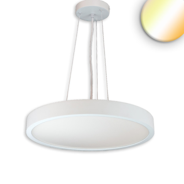 ISOLED LED Hängeleuchte DN800, weiß, UGR<19 2H, 60W-70W, ColorSwitch 2700-3000-4000K, dimmbar