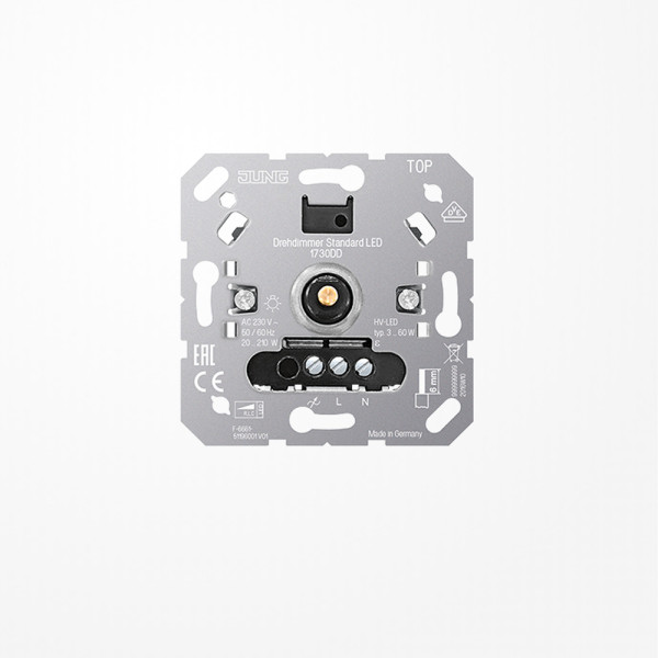 Jung 1730DD Drehdimmer Standard LED, ohne Nebenstelleneingang