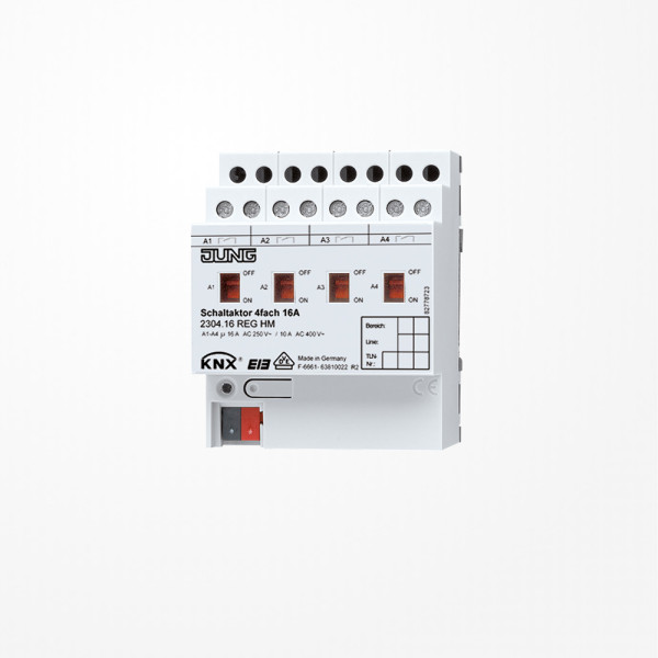 Jung 2304.16REGHM KNX Schaltaktor 4fach REG
