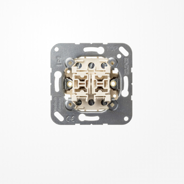 Jung 539EU Doppeltaster, 2 Wechsler, ohne Krallen