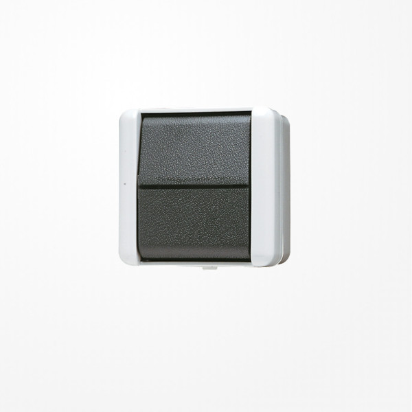 Jung 807W Wippschalter, Kreuz,  AX 250 V ~, IP 44, WG 800